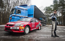 David Bogie, 2012 Scottish Rally Champion at the 2013 ArrCraib MSA Scottish Rally Championship launch.